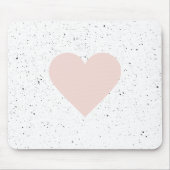 パステルモダンピンク&ハートラブギフト マウスパッド (正面)