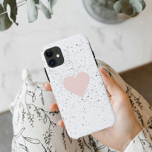 パステルモダンピンク&ハートラブギフト iPhone 11 ケース