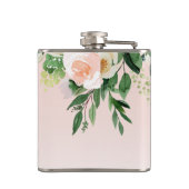 パステルモダンピンク&花の名前 フラスク (裏面)