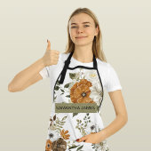 パステルモダンフラワー&クラフトギフトパーソナライズされたギフト エプロン