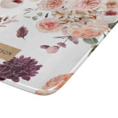 パステルモダンフラワー&クラフトギフトパーソナライズされたギフト カッティングボード (角)