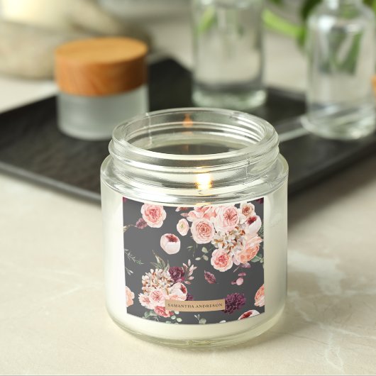 パステルモダンフラワー&クラフトギフトパーソナライズされたギフト スクエアシール