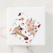 パステルモダンフラワー&クラフトギフトパーソナライズされたギフト フェイバータグ (インサイチュ)