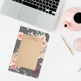 パステルモダンフラワー&クラフトギフトパーソナライズされたギフト ポストイット