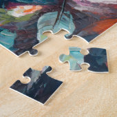 パステルモダンフローラ印絵を描象派 ジグソーパズル (側面)