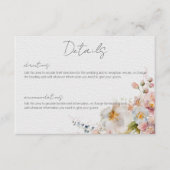パステルモダンフローラ結婚詳細 エンクロージャーカード (正面)