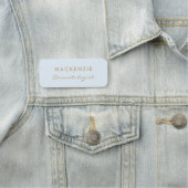 パステルモダンブミニマルループロフェッショナル社員 名札 (インサイチュ)