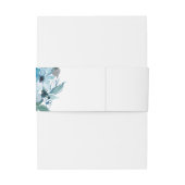 パステルモダンブルーウォーターバラズ結婚 招待状ベリーバンド (裏面例)