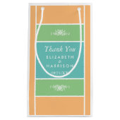 パステルモダンブロック – トロピカルカラー結婚- s スモールペーパーバッグ (正面)