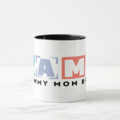 パステルモダンマはっきりしたマママママママブリュウ マグカップ (中央)