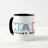 パステルモダンマはっきりしたマママママママブリュウ マグカップ (正面左)