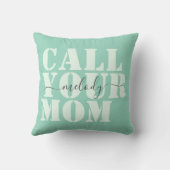 パステルモダンミントドームルームデカール クッション (裏面)