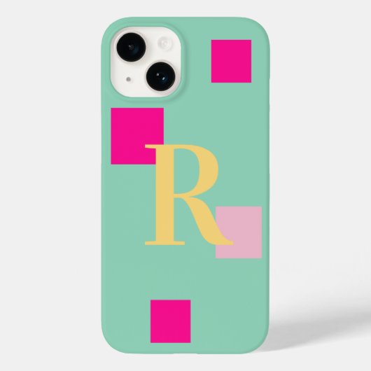 パステルモダンモノグラム Case-Mate iPhoneケース (裏面)