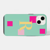 パステルモダンモノグラム iPhoneケース (裏面横)