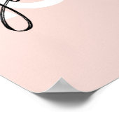 パステルモダンラブセルフモチベーション引用文ギフト ポスター (角)