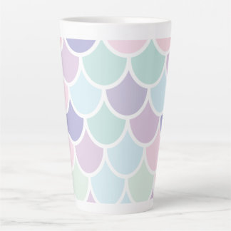 パステルモダンラブマーメイドパターン名 カフェラテマグ