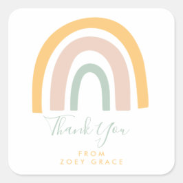 パステルモダンレインボーサンキュービター スクエアシール