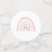 パステルモダンレインボーズ誕生日写真 コンフェッティ (スモール正面)