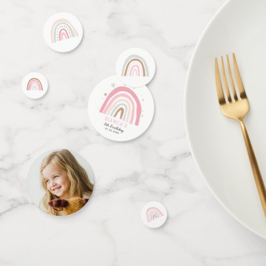 パステルモダンレインボーズ誕生日写真 コンフェッティ (グループ)