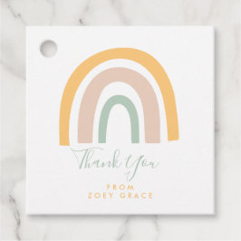 パステルモダンレインボーパーティーありがとう フェイバータグ