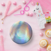 パステルモダンレインボーマーメイドユニコーンホログラフィック ペーパーボウル (パーティー)