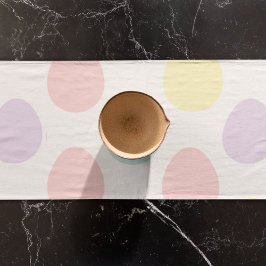 パステルモダン卵パターン |ハッピーイースター ショートテーブルランナー