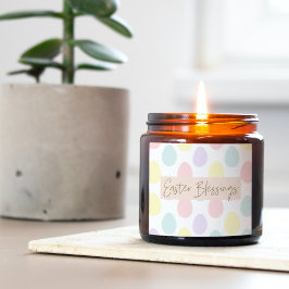 パステルモダン卵パターン |ハッピーイースター スクエアシール