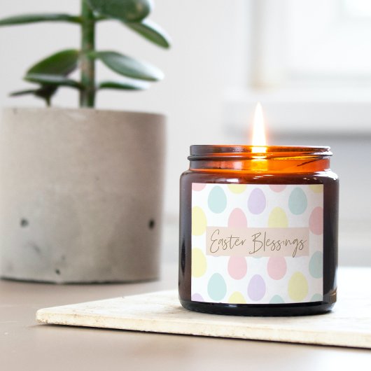 パステルモダン卵パターン |ハッピーイースター スクエアシール