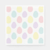 パステルモダン卵パターン |ハッピーイースター スタンダードランチョンナプキン (正面)