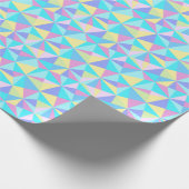 パステルモダン幾何カラフルパターン ラッピングペーパー (角)