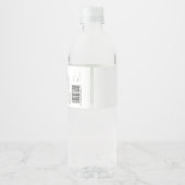 パステルモダン抽象芸術石鹸ラベルデザイン ペットボトルラベル (裏面)