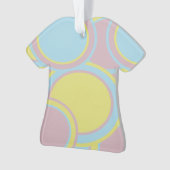 パステルモダン抽象芸術絵画ズ オーナメント (正面)