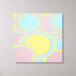 パステルモダン抽象芸術絵画ズ キャンバスプリント