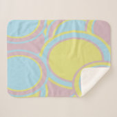 パステルモダン抽象芸術絵画ズ シェルパブランケット (正面(横))