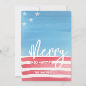 パステルモダン水彩国旗 シーズンカード (正面)