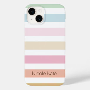 パステルモダン素晴らしカラーモノグラムケースメイトiPhone Case-Mate iPhone 14ケース