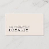 パステルモダン美しいロイヤリティカード ロイヤリティカード (正面)