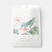 パステルモダン赤面《植物》スイレンニーエイジ誕生日 フェイバーバッグ (正面)