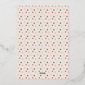 パステルモダン&金ゴールドクリスマスツリーフォトコラージュ 箔シーズンカード (裏面)