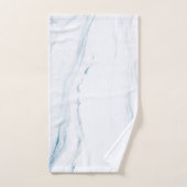 パステルモノグラムのトーンの大理石ストーン バスタオルセット