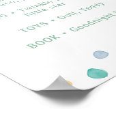 パステルヤギ1stバースデーマイルストーンポスター ポスター (角)