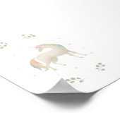 パステルユニコーンのポスター ポスター (角)