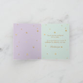 パステルユニコーンサンキュー サンキューカード (内部)