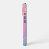 パステルユニコーンバニーアニメ電話ケース iPhone 16ケース (左側面)