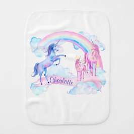 パステルユニコーンベビーガールバープクロス バープクロス