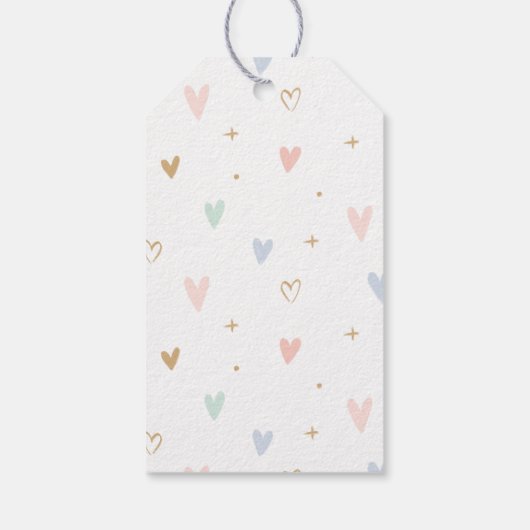 パステルユニコーン誕生日 ギフトタグ (裏面)