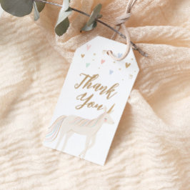 パステルユニコーン誕生日 ギフトタグ