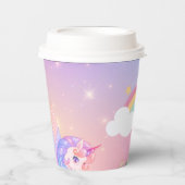 パステルユニコーン プリンセス ペーパーカップ (正面)