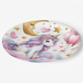 パステルユニコーン ペーパープレート (アングル)