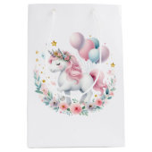 パステルユニコーン ミディアムペーパーバッグ (正面)